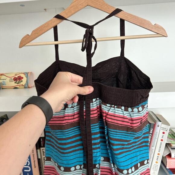 Volcom Multi coloured striped midi dress - Picture 3 of 4